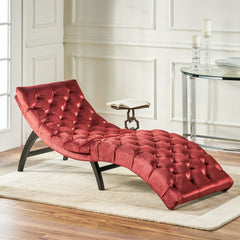 Bellemave® Tufted Velvet Chaise Lounge