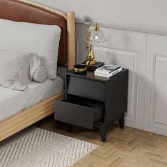 Bellemave® 2-Set Nightstands Features Vintage-style and Bevel Design