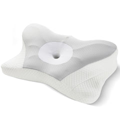 Bellemave® Memory Foam Neck Pillow, Ergonomic Contour Neck Pillow