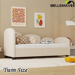 Bellemave® Twin Size Velvet Upholstered Daybed with Storage Drawers