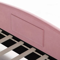 Built-In Storage Pocket Detail on Kids Floor Bed