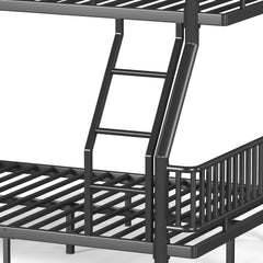 Metal Bunk Bed Ladder Detail with Upgraded Round-Pipe Frame