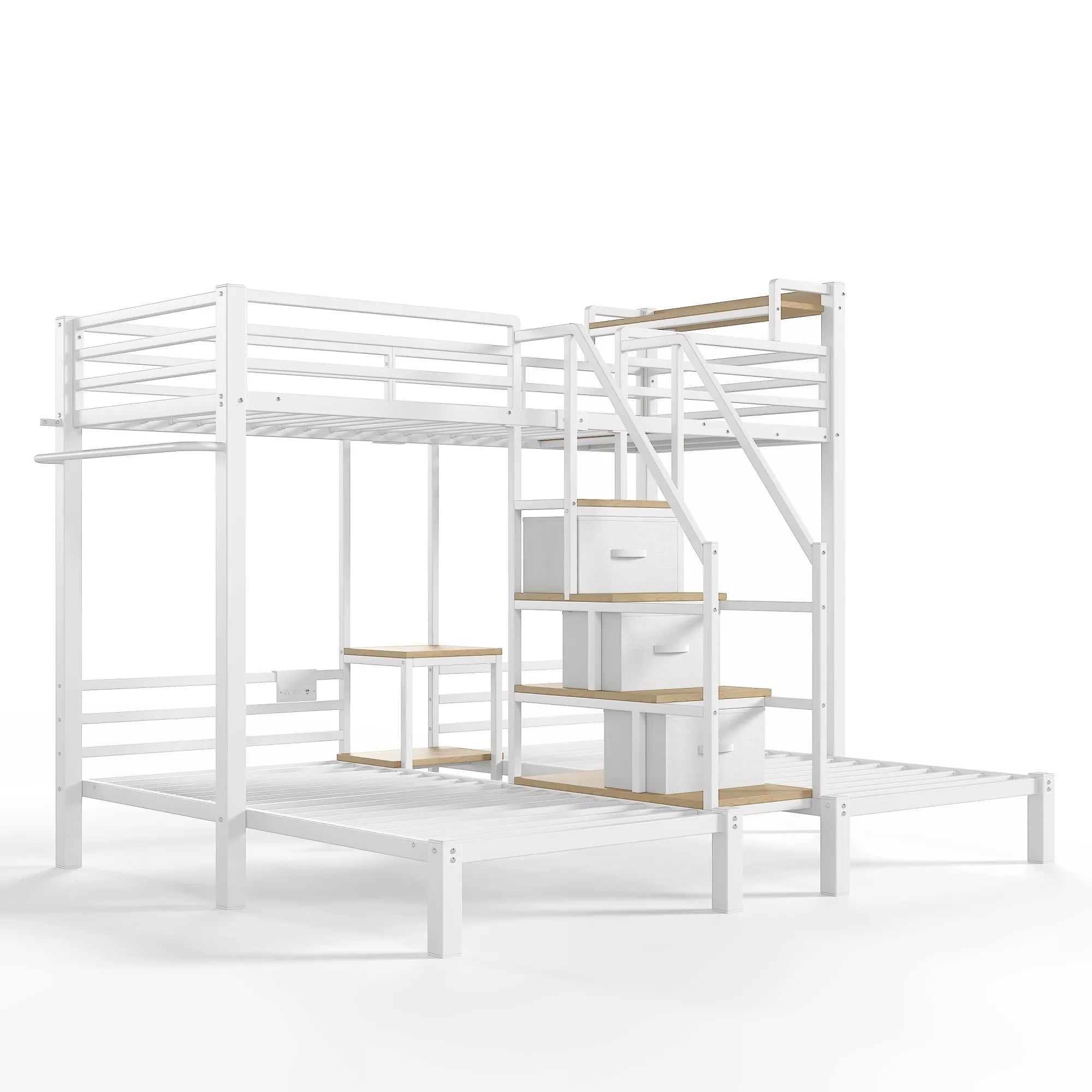 heavy duty metal triple bunk bed design