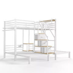 heavy duty metal triple bunk bed design