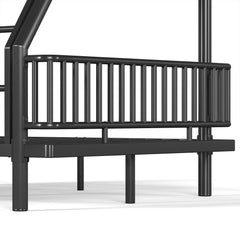 Twin Over Full Metal Bunk Bed Guardrail Detail