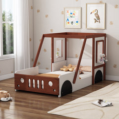 Bellemave® Twin Size Fun Play Design Platform Bed in Car-Shaped