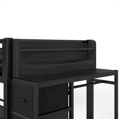 metal bunk bed guardrail and frame detail