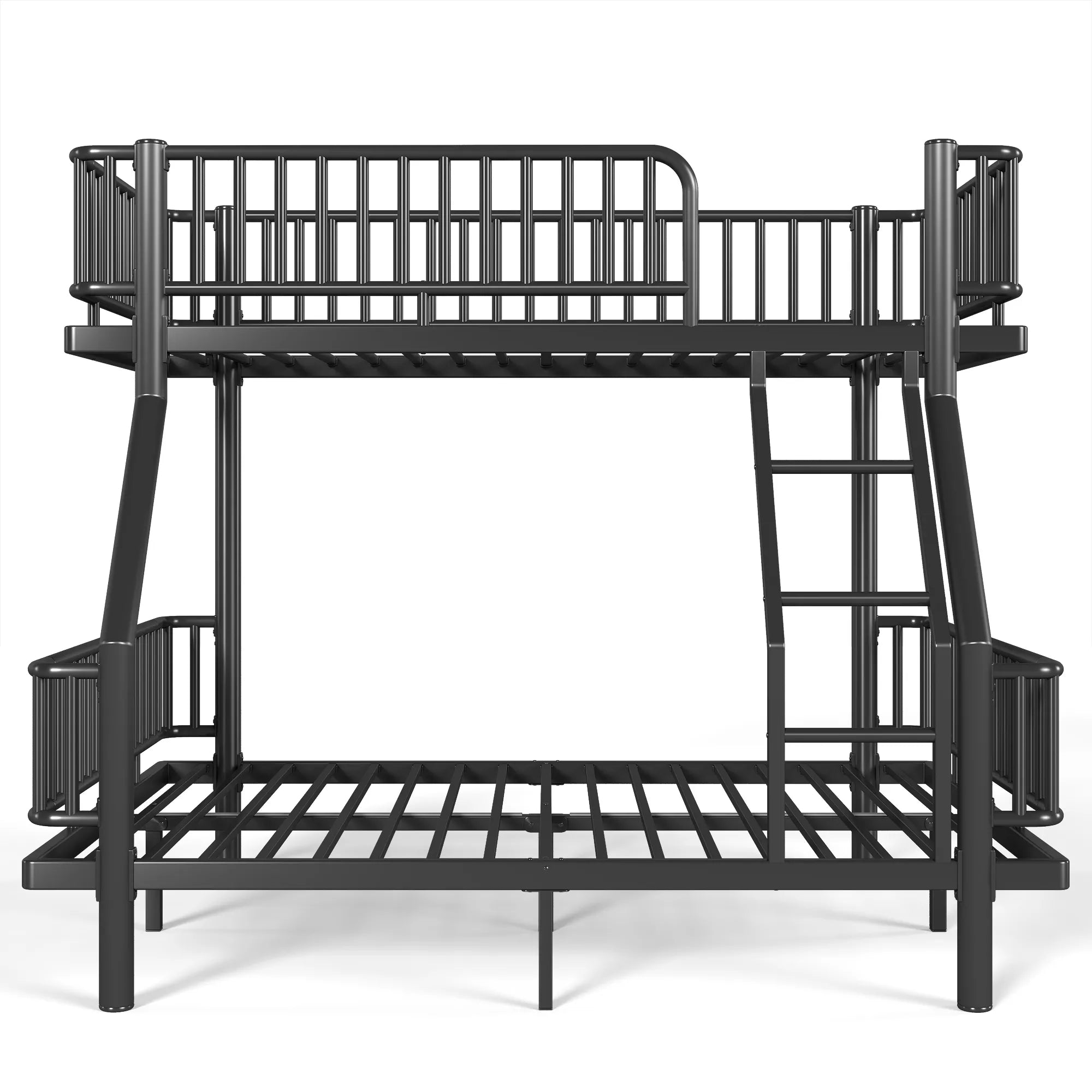 Twin Over Full Metal Bunk Bed Front View