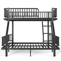 Twin Over Full Metal Bunk Bed Front View