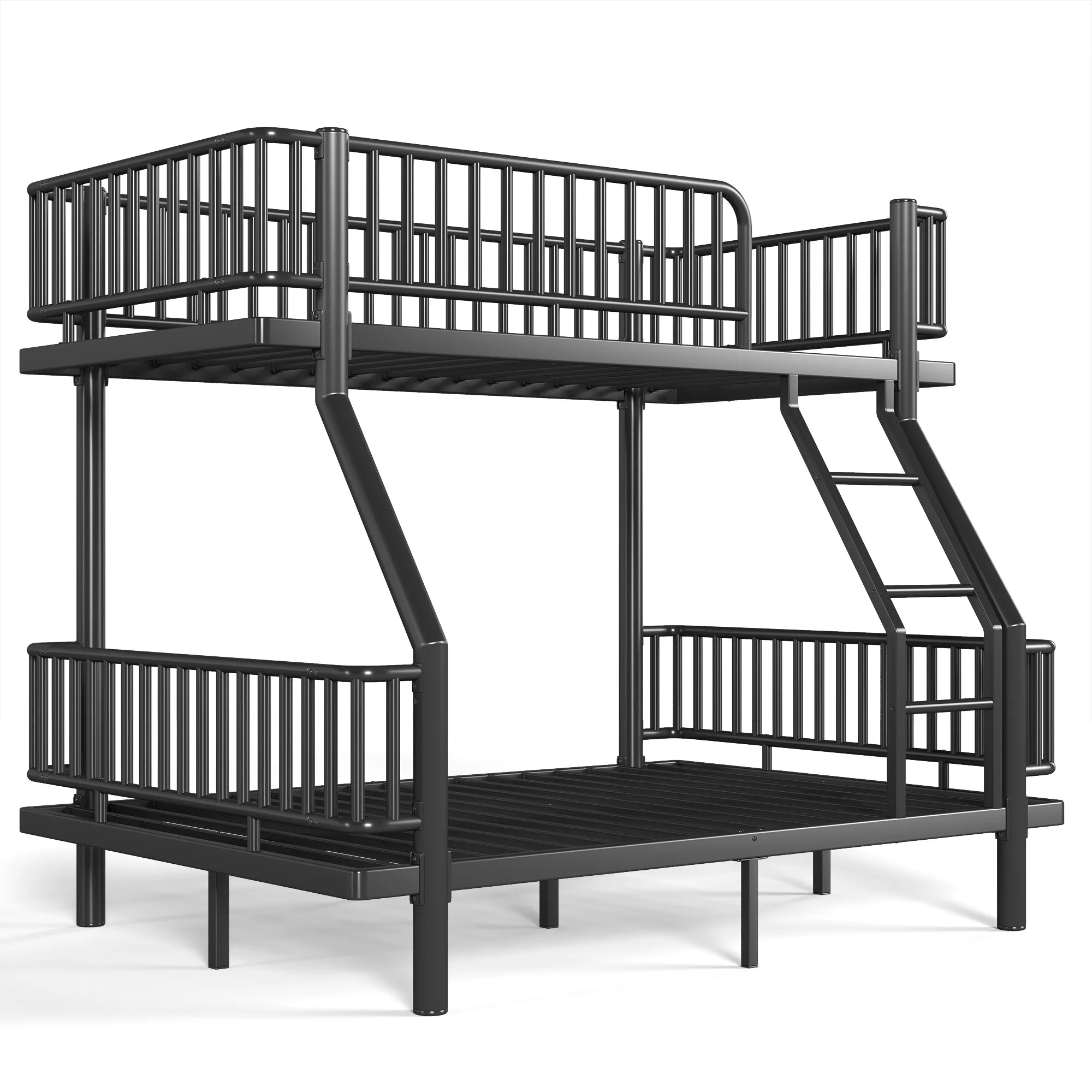 Twin Over Full Bunk Bed Frame Without Mattress