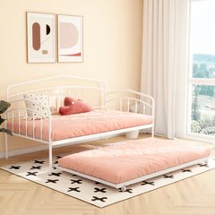 Bellemave® Twin Size Daybed with Twin Size Trundle Bed