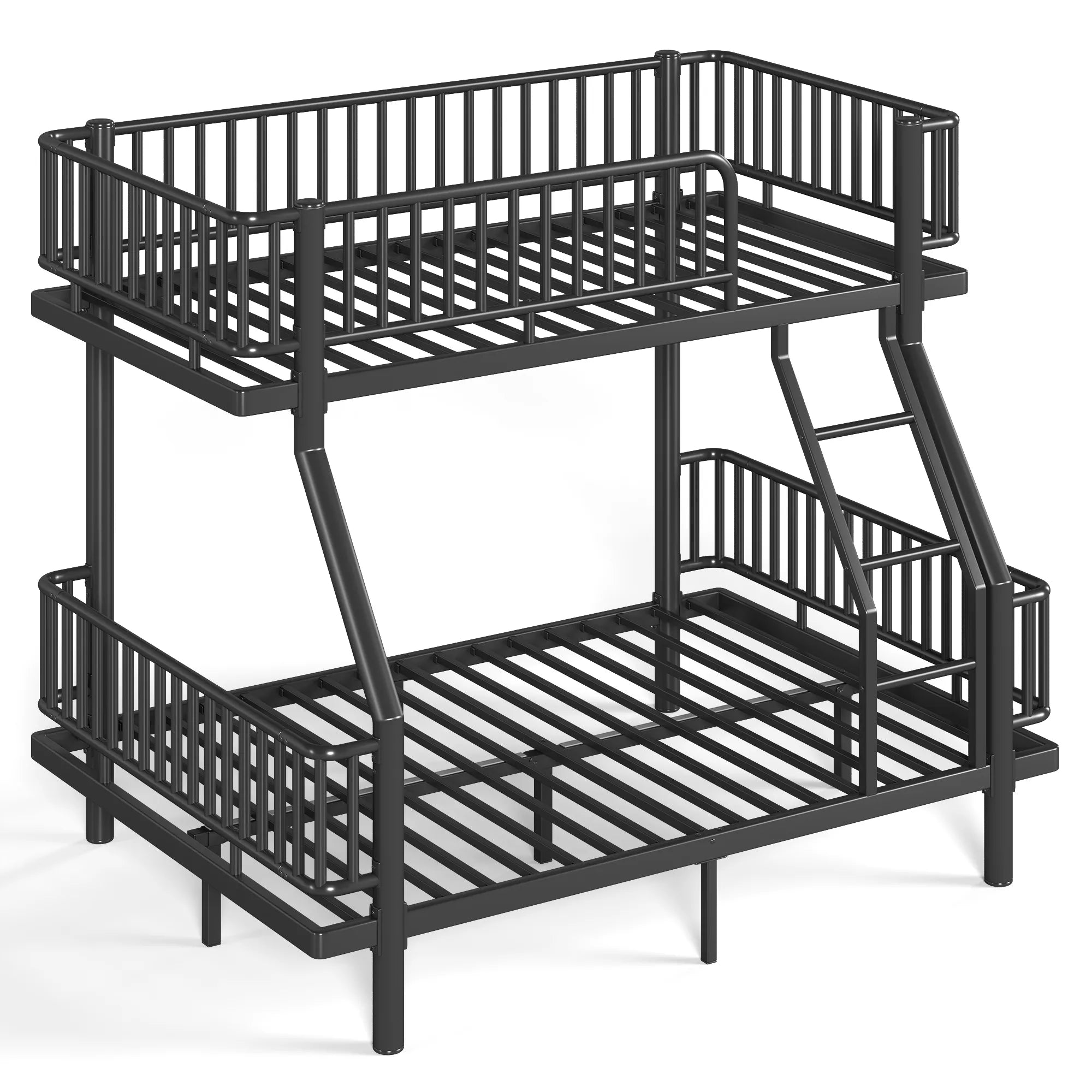 Twin Over Full Convertible Metal Bunk Bed