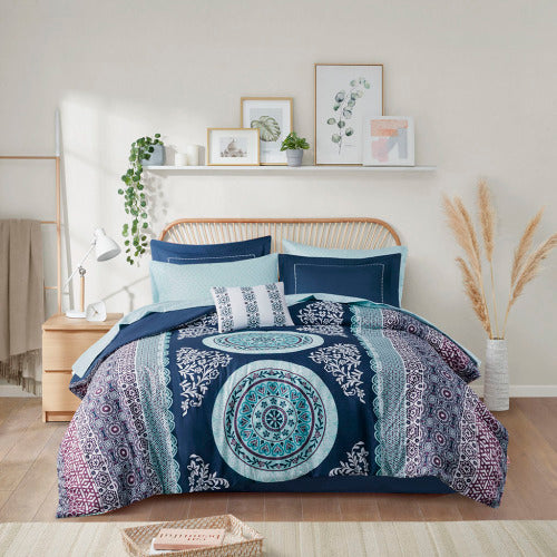 Bellemave Boho Comforter Set with Bed Sheets