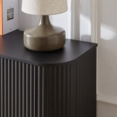 Bellemave® Storage Cabinet with Wave Pattern