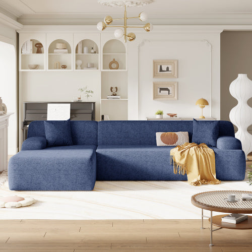 Bellemave 109" Modern Large L-Shape Modular Sectional Sofa