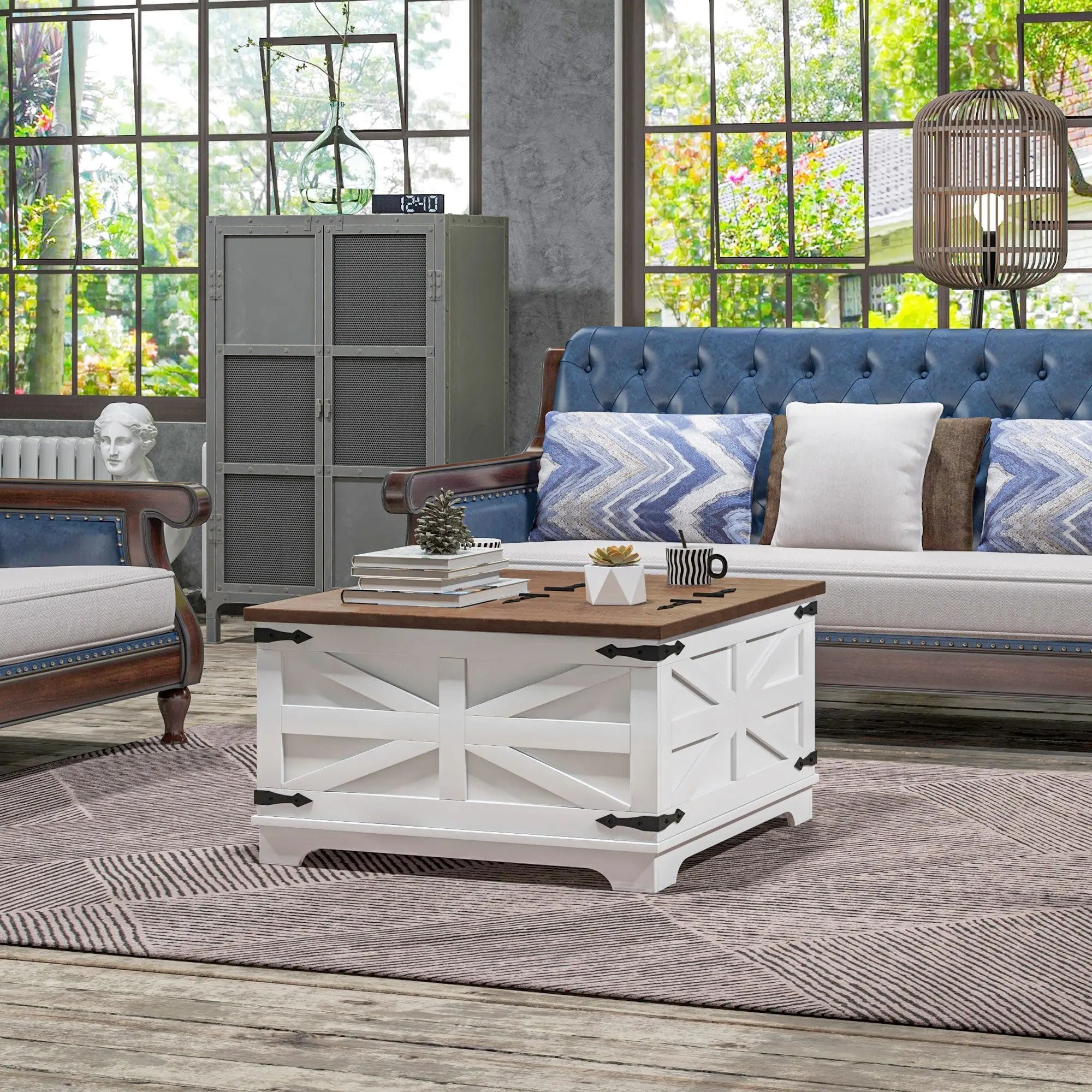 Bellemave® Coffee Table with Flip Top Hidden Storage Bellemave®