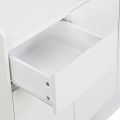 Bellemave® Sleek and Contemporary Shoe Cabinet with Adjustable Shelves and Solid Wood Legs