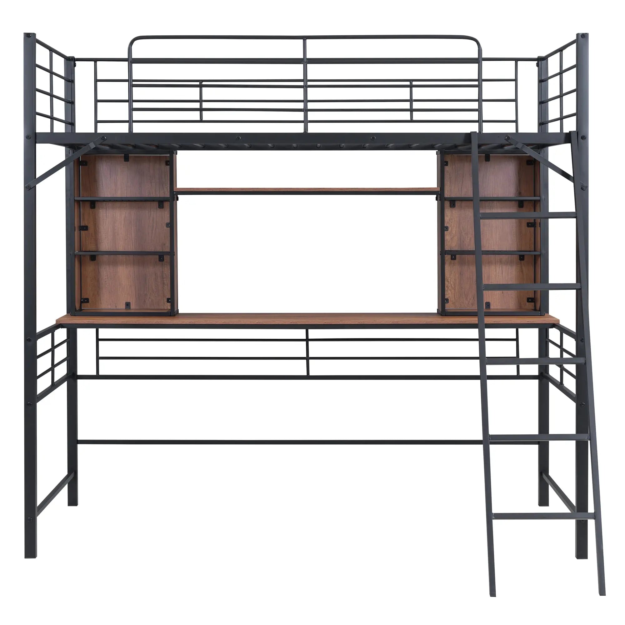 Bellemave® Loft Bed with Desk, Shelf and Ladder Bellemave®