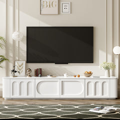 Bellemave® 70.9" Modern Entertainment Center Media Console Cabinet with 2 Cabinets and 2 Drawers