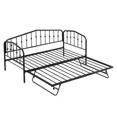 Bellemave® Twin Size Metal Daybed with Portable Folding Trundle Bed Bellemave®