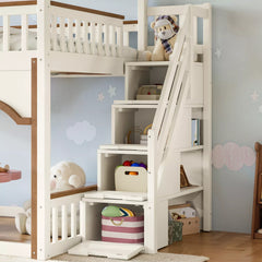 house bunk bed with convertible play space
