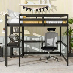 Bellemave® Loft Bed with Built-In Desk Bellemave®