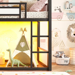 Fabric Storage Shelf Detail for Kids Bunk Bed