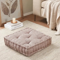 Bellemave Poly Chenille Square Floor Pillow Cushion Bellemave