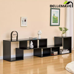 Bellemave® 2 Pieces Cube TV Stand,Free Combination Gaming Entertainment Center Media Stand,Open Storage Bookcase Shelf for Living Room,2 Shelf Bookcase L-Shaped TV Console Stand Bellemave®
