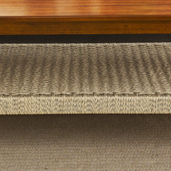 Bellemave® 47.25" Mid-Century Coffee Table with Woven Shelf