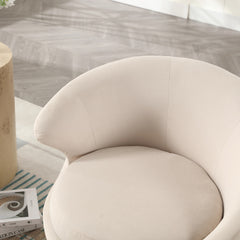 Bellemave® 360 Degree Swivel Cuddle Barrel Accent Chairs with Wide Upholstered