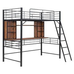 Bellemave® Loft Bed with Desk, Shelf and Ladder Bellemave®