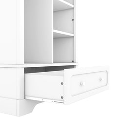 Bellemave® Open Children's Wardrobe with a Hanging Rod and Open Shelves, One Large Drawer