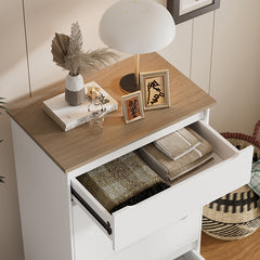 Bellemave® Modern 5 Drawers Dresser with Drawers Hidden handle Design