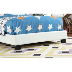 Bellemave® Twin Size Platform Bed with Sheep Design Headboard