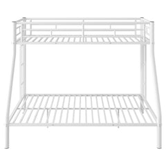 Bellemave® Twin XL over Queen Metal Bunk Bed with Ladder and Guardrails