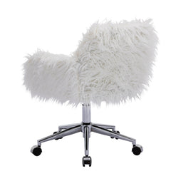 Bellemave® Modern Faux Fur Home Office Chair, Swivel, Height Adjustable