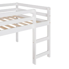 Bellemave® Twin Size Loft Bed with Slide