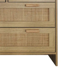 Bellemave 4 Drawers Rattan Cabinet Bellemave