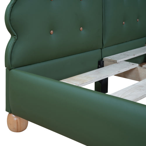 Bellemave Full Size Upholstered Platform Bed with Support Legs