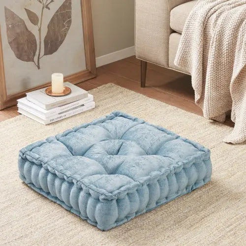 Bellemave Poly Chenille Square Floor Pillow Cushion Bellemave