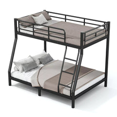 Bellemave® Twin over Full Bunk Bed, Space Saving Metal Frame with Noise-Reduced Design for Teens & Adults Bellemave®