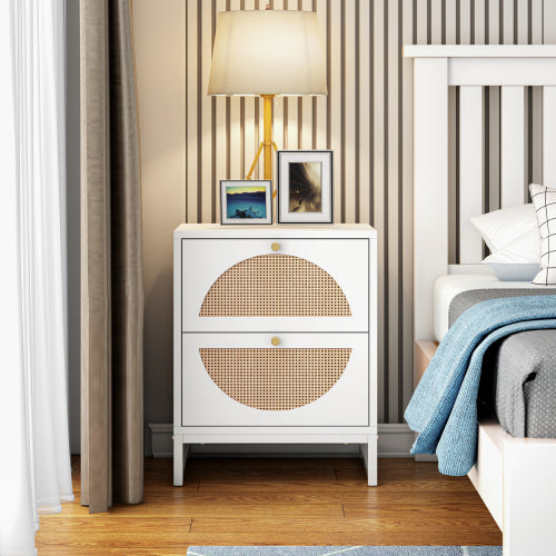 Bellemave Modern Nightstand with 2 Drawers