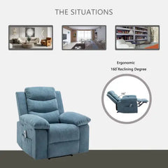 Bellemave Power Recliner Chair with Adjustable Massage Function, Recliner Chair with Heating System Bellemave