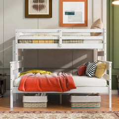 Bellemave® Wood Bunk Bed with Ladder Bellemave®