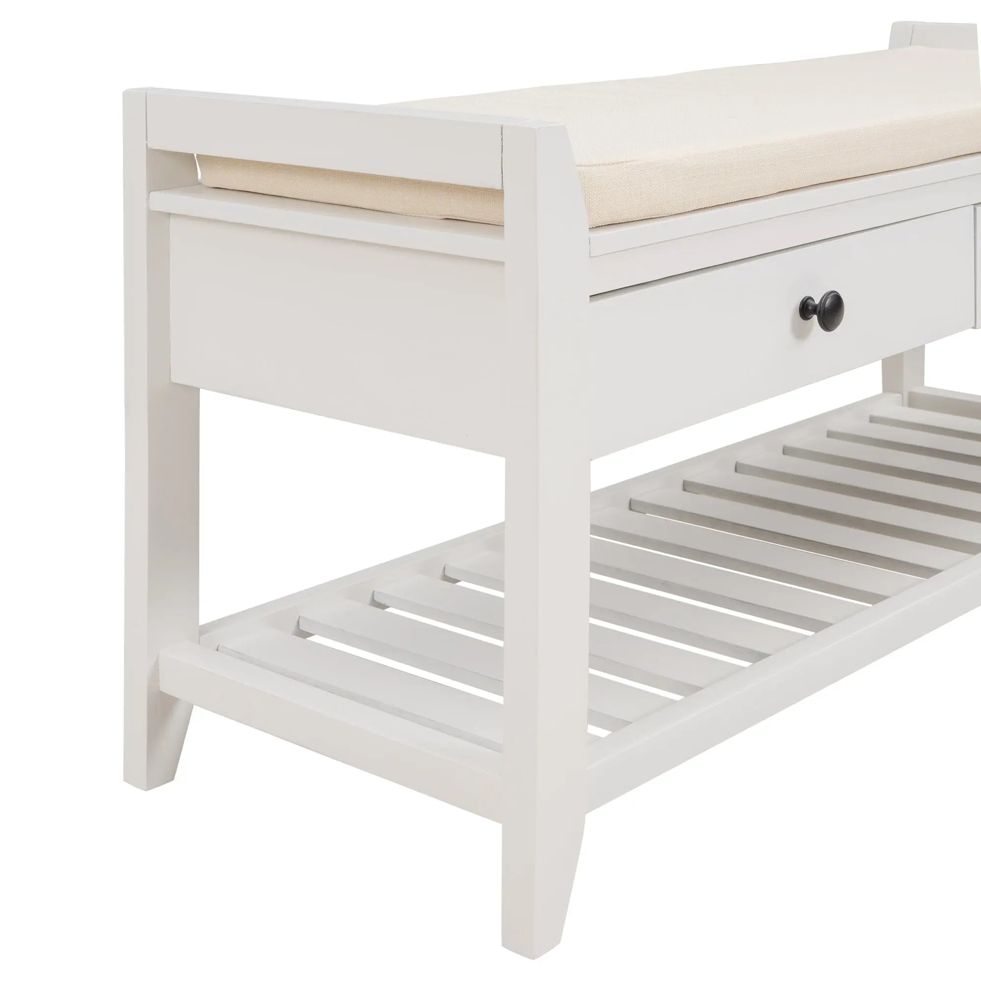 Bellemave® Shoe Rack with Cushioned Seat and Drawers Bellemave®