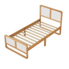 Bellemave® Modern Style Solid Wood Platform Bed