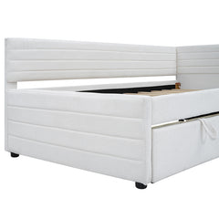 Bellemave® Twin Size Upholstered Daybed with 2 Drawers