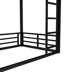 Bellemave® Heavy-Duty Metal Floor Bunk Bed - Bellemave
