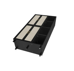 Bellemave® 4 Door Cabinet with 4 Adjustable Inner Shelves Bellemave®